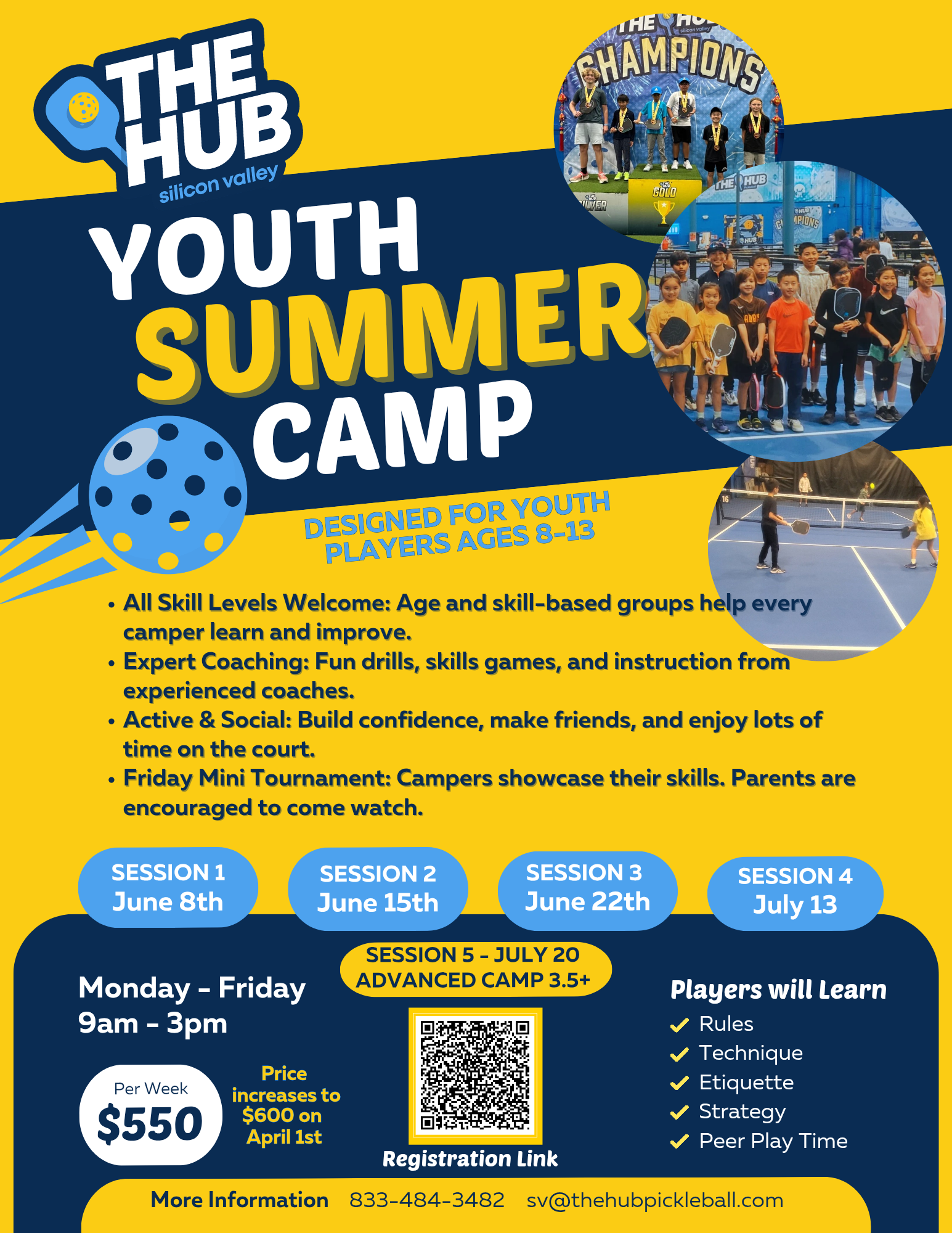 Junior Pickleball Camp